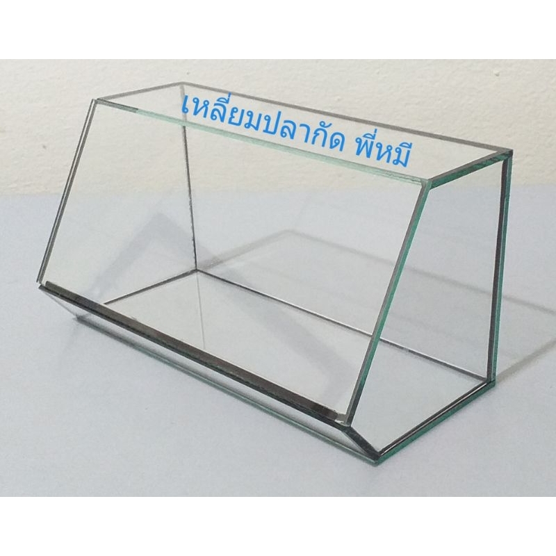 โหลกระจกใสเลี้ยงไม้ชื้นพร้อมฝาปิด/Terrarium glass tank
