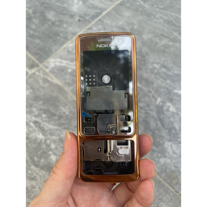 หน้ากากnokia6300สีน้ำตาล