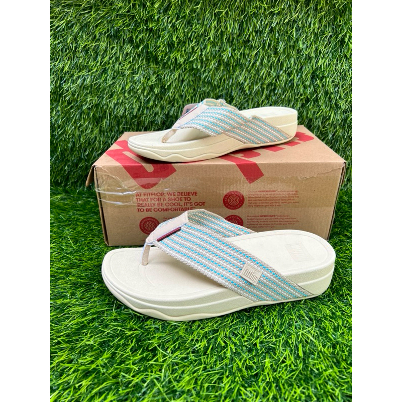 Fitflop ลายเส้น รองเท้าหูหนีบ ใส่ได้ทั้งชายและหญิง Size36-44 พื้นนุ่มใส่สบาย ทนทาน ถ่ายจากสินค้าจริง ตรงปก100%