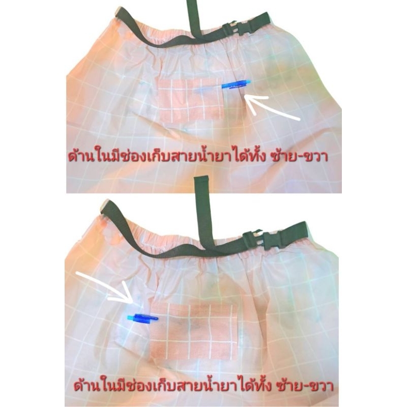 ผ้ายางอาบน้ำสำหรับผู้ป่วยโรคไต ล้างไตทางหน้าท้อง ใส่ได้ทุกขนาดเอว กันน้ำ ไม่เข้าแผล - รูปที่ 2
