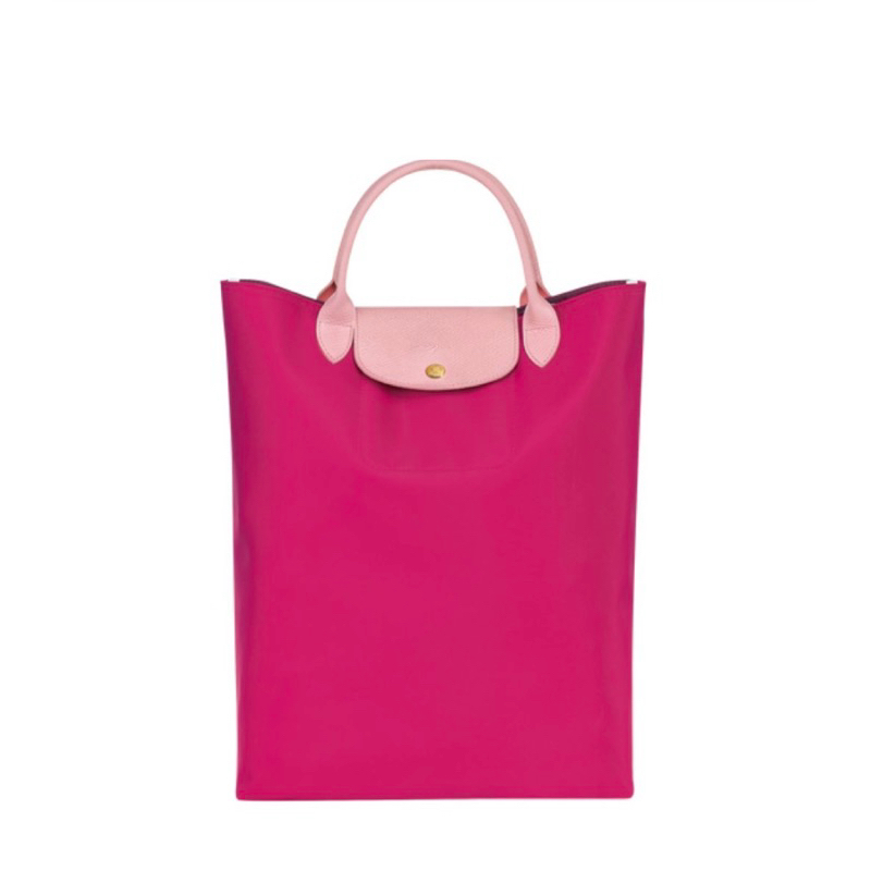 New Longchamp Replay Cabas สีชมพู