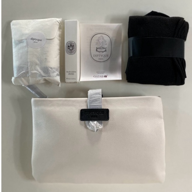 Diptyque Amenity Kit ของสายการบิน Qatar ของใช้บนเครื่องบินชั้นบิสสิเนส