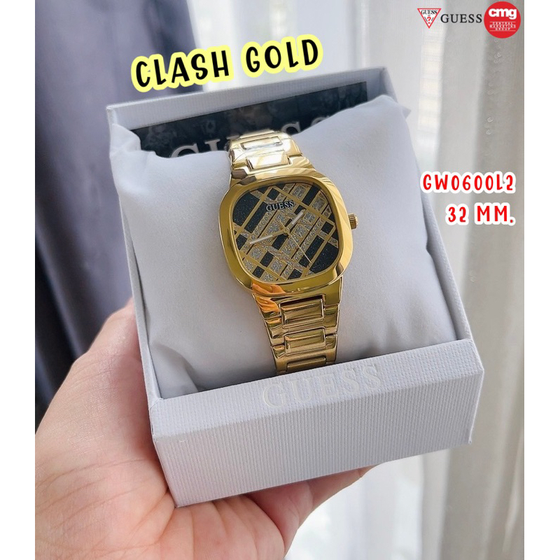 นาฬิกาผู้หญิง Guess GW0600L2 CLASH GOLD ของแท้CMG