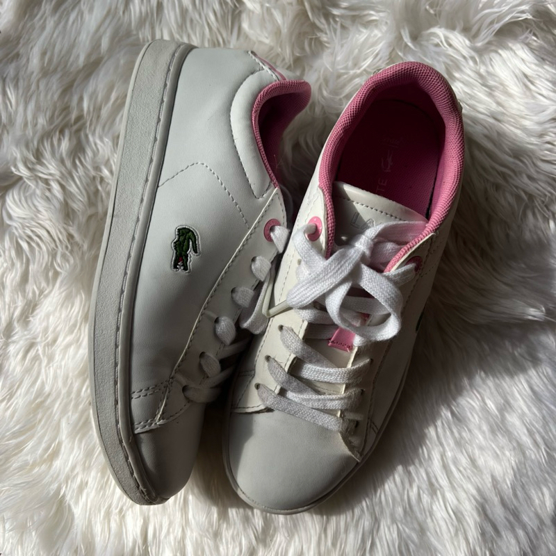 Used : รองเท้าผ้าใบ Lacoste เด็ก Size 1/EUR32/UK13 ประมาณ 20cm