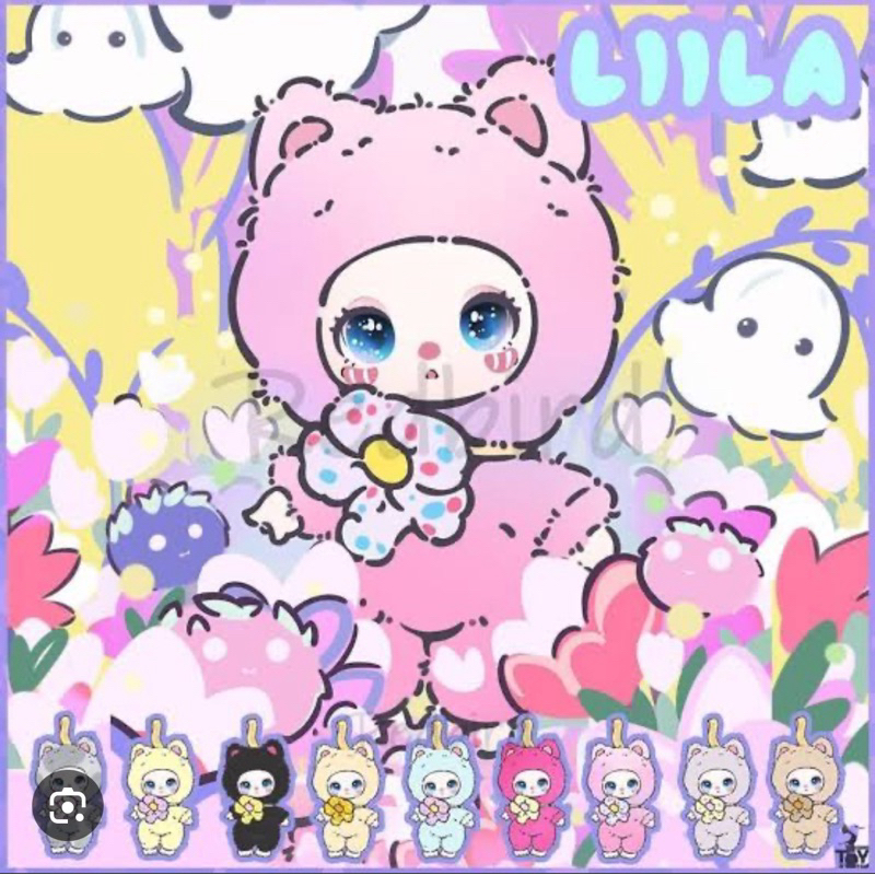 แบบเช็คการ์ด Liila’s Lucky Cat V1 ไลลา ตุ๊กตาพวงกุญแจไลลา Liila Laila