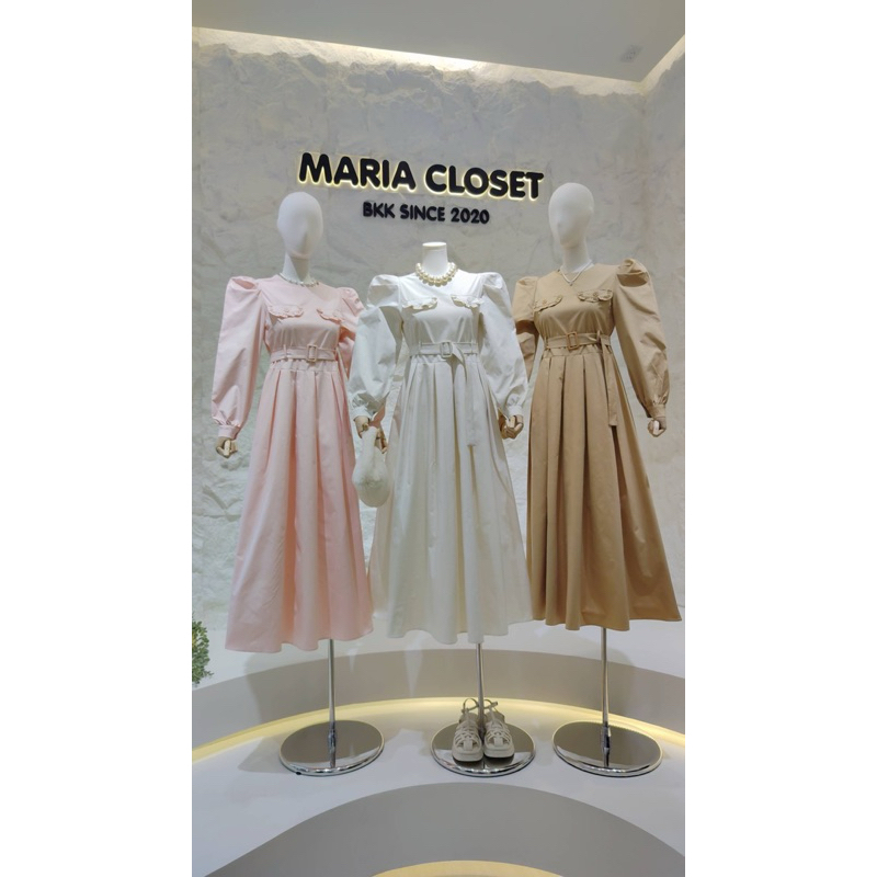 เดรสเจ้าหญิงงานป้าย Maria closet ✨🦢🎀