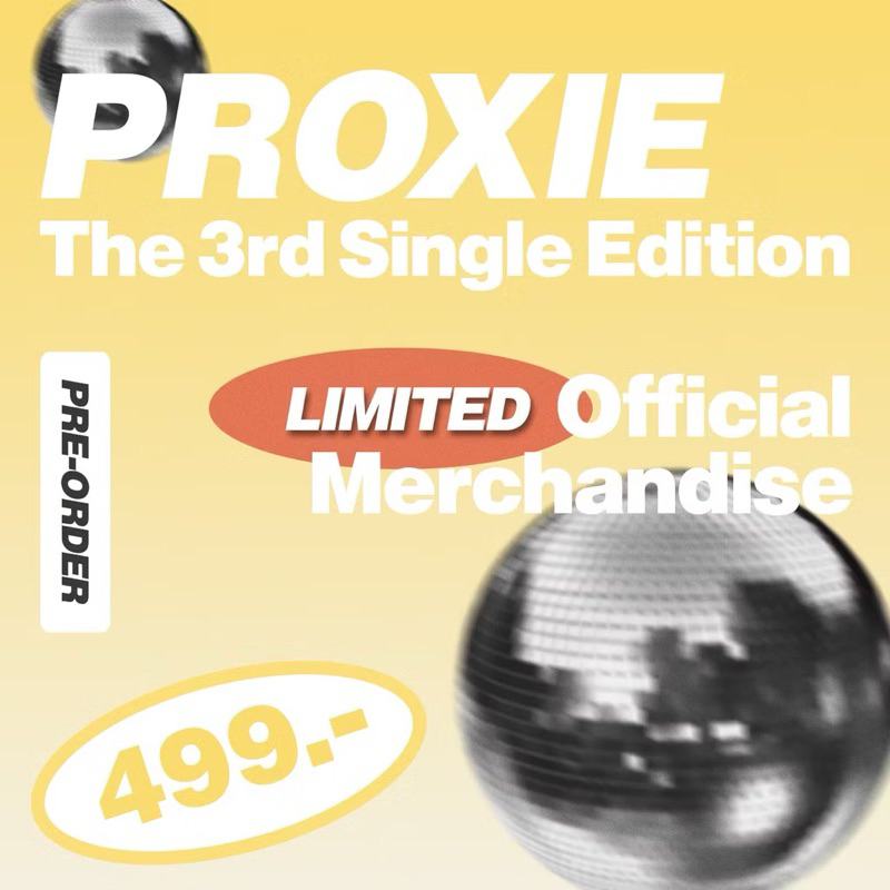 [พร้อมส่ง] PROXIE The 3rd Single Edition Limited Official Merchandise
