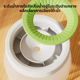 ชามน้ำหมาแมวแบบลอย ที่ให้น้ำแมว ถ้วยน้กันน้ำหก จุ1.2 ลิตร น้ำไม่กระเด็น ป้องกันฝุ่น กันฝุ่น ดื่มสะอาด ใช้ง่าย พร้อมส่ง