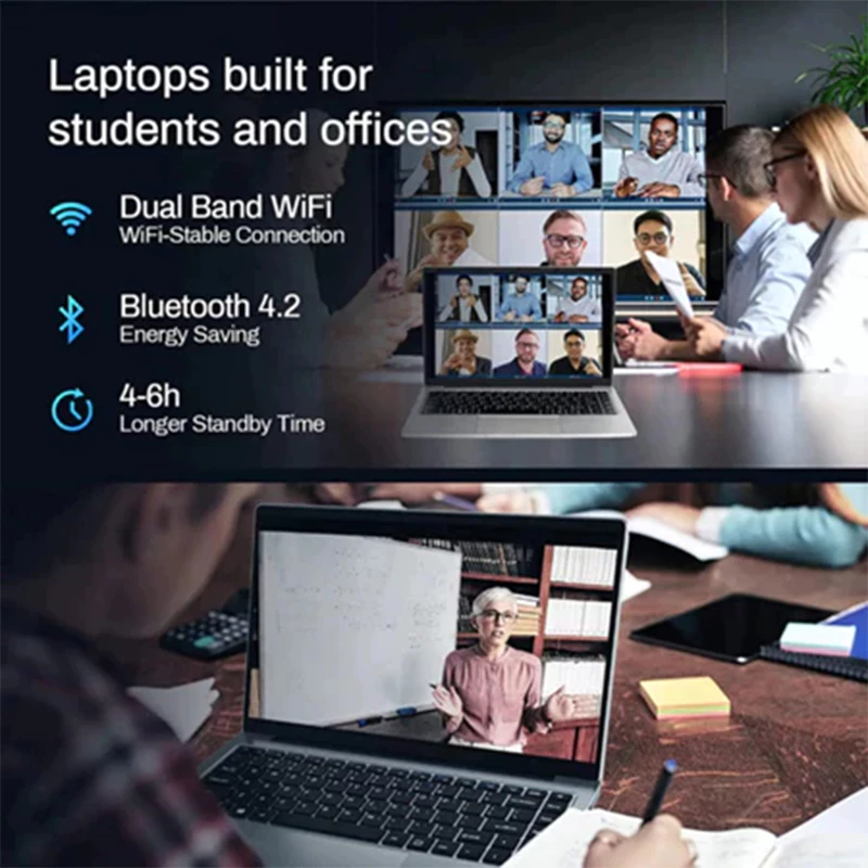 โน๊ตบุ๊ค Lenovo Intel Core i5 เล่นเกมแล็ปท็อป 14 นิ้วหน้าจอ IPS laptops แล็ปท็อปเพื่อการเรียนรู้การทำงาน Windows 11 Pro thumbnail 3