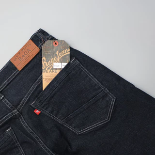 RAGA-R326 กางเกงยีนส์(ผ้าญี่ปุ่นยืด) ทรงกระบอกเล็ก Dark Navy