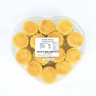 พายสับประรดหน้าเค้ก กล่องรูปหัวใจ 260 กรัม ดีไลท์เบเกอรี่