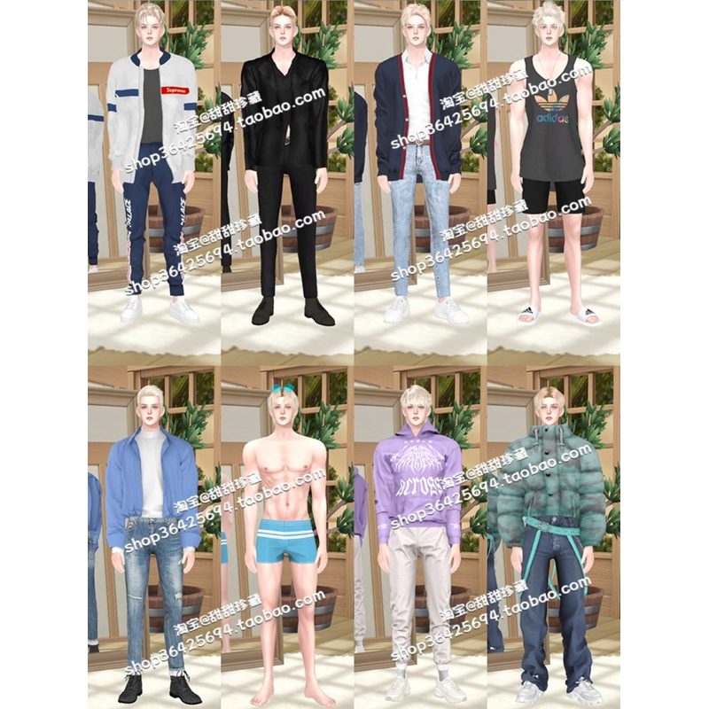 Thesims4 [Mods] : มอดตัวละครซิมส์พี่คนหล่อ การแต่งตัว 8 แบบ 🌷จัดส่งภายใน 24 hours ✨