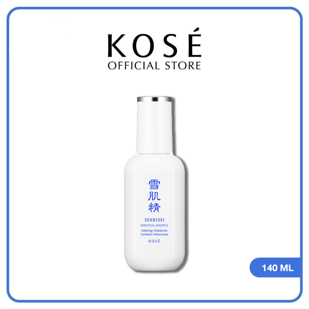 KOSÉ SEKKISEI Essential Souffle 140 Ml โคเซ่ เซกิเซ เอสเซนเชียล ซูเฟล่ 140 มล. อิมัลชั่นเนื้อเซรั่มเ
