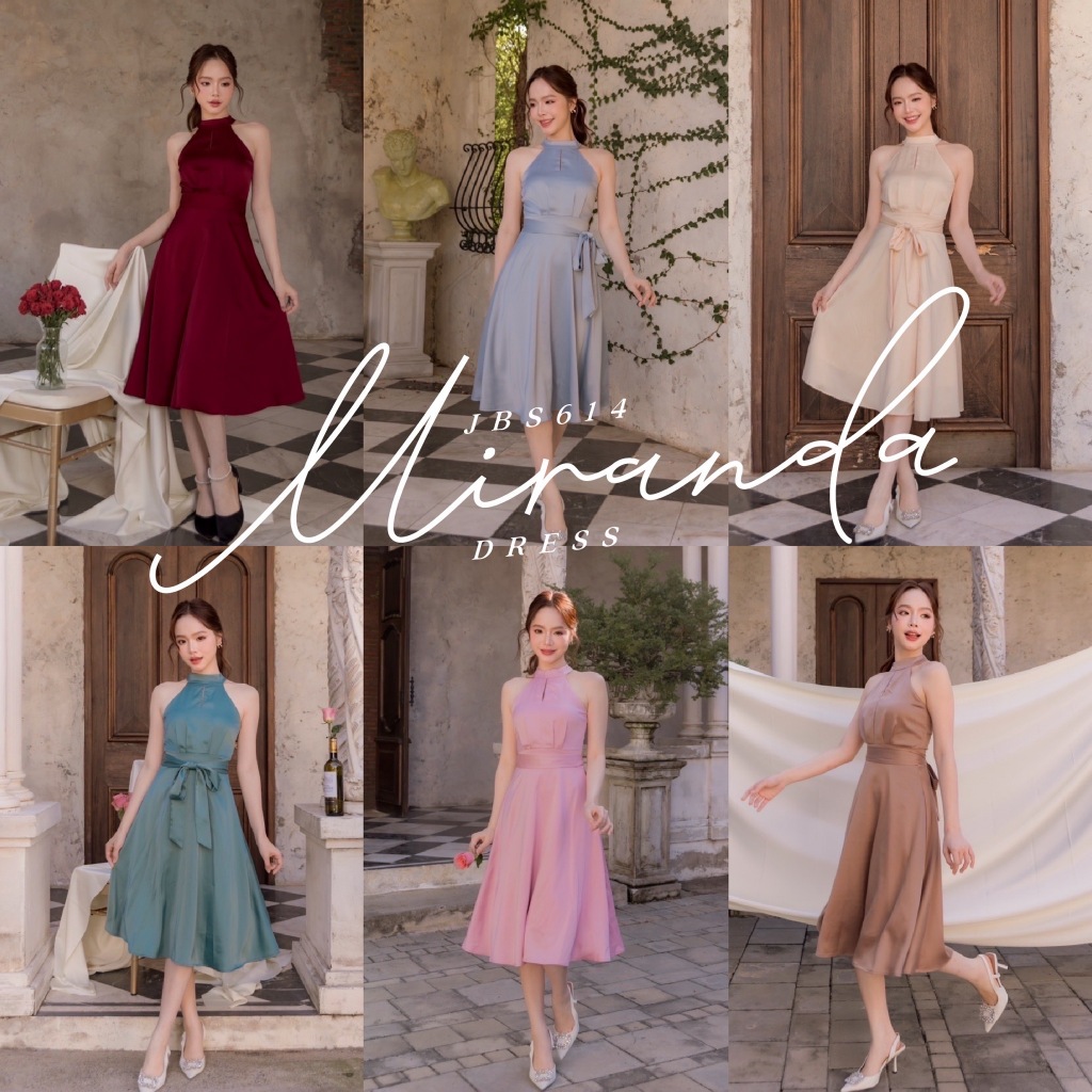 #JBS614 Miranda Dress เดรสออกงาน