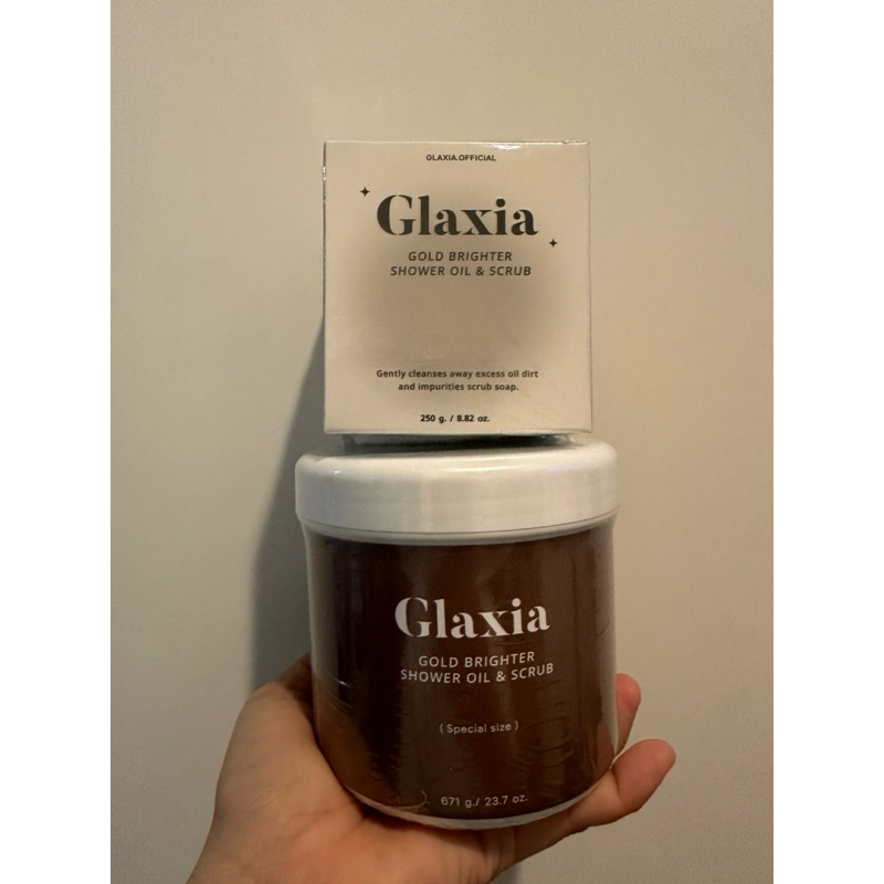 Glaxia Scrub สครับกลาเซียร์ สครับพี่เบิ้ม สครับโคลนทองคำ สครับนมแพะหอมกลิ่นกาแฟ ขัดผิวนุ่มนิ่มหอมละม