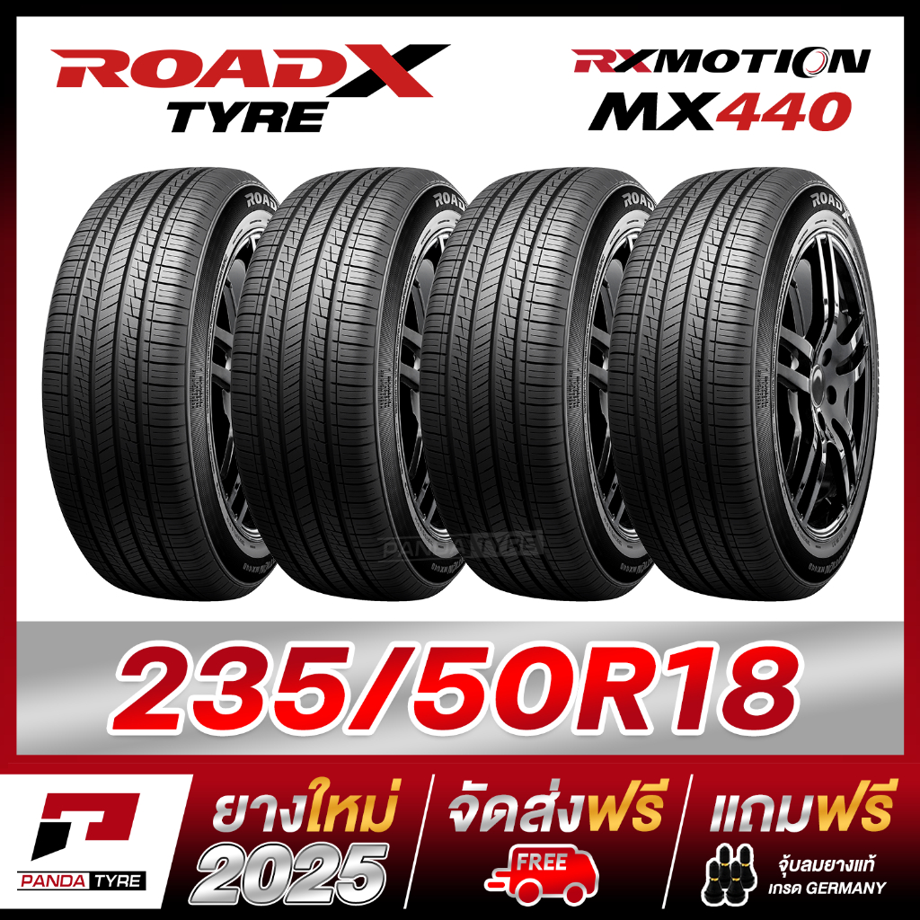 PDT-ROADX 235/50R18 ยางขอบ18 รุ่น RX MOTION MX440 - 4 เส้น (ยางใหม่ผลิตปี 2025)