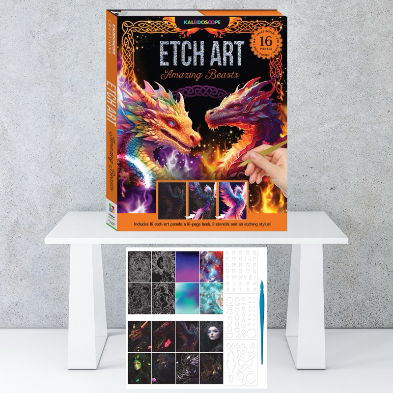 Kaleidoscope Etch Art Creations Amazing BeastsAGE