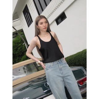 [ Fabrique.co ] - Silky Top เสื้อแขนกุด ผ้าซาติน แฟชั่นผู้หญิง