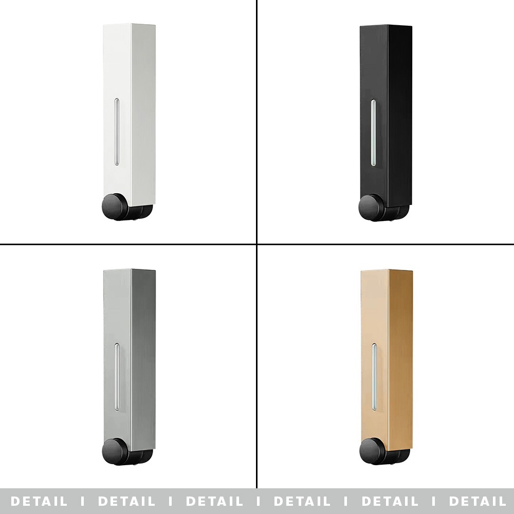 evebell ที่กดสบู่เหลว (หัวเดี่ยว) แบบติดผนังห้องน้ํา ติดตั้งง่าย ขนาด 500 ml. - รูปที่ 2