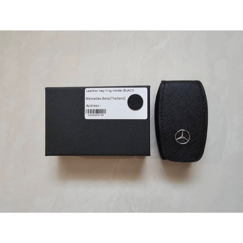 ปลอกกุญแจ (เคสกุญแจ) Mercedes-Benz C-class,E-class,S-class,G-class ปี2018-2020 ใส่ได้ทุกรุ่นหนังสีดำ ของBENZ แท้ ราคาอัน