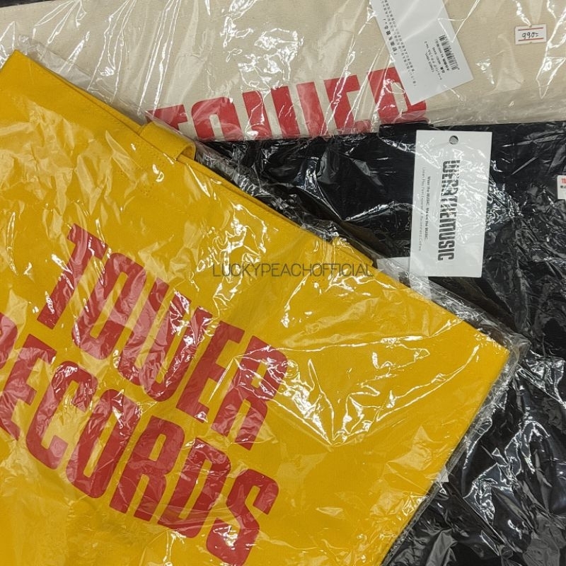 NEW! Tote Bag Tower Records ของใหม่ (ซีล) หลายแบบ