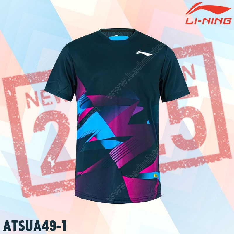 【 ของแท้ 💯% 】รุ่นใหม่! เสื้อแบดมินตันคอกลม หลี่หนิง ATSUA Series (ATSUA)