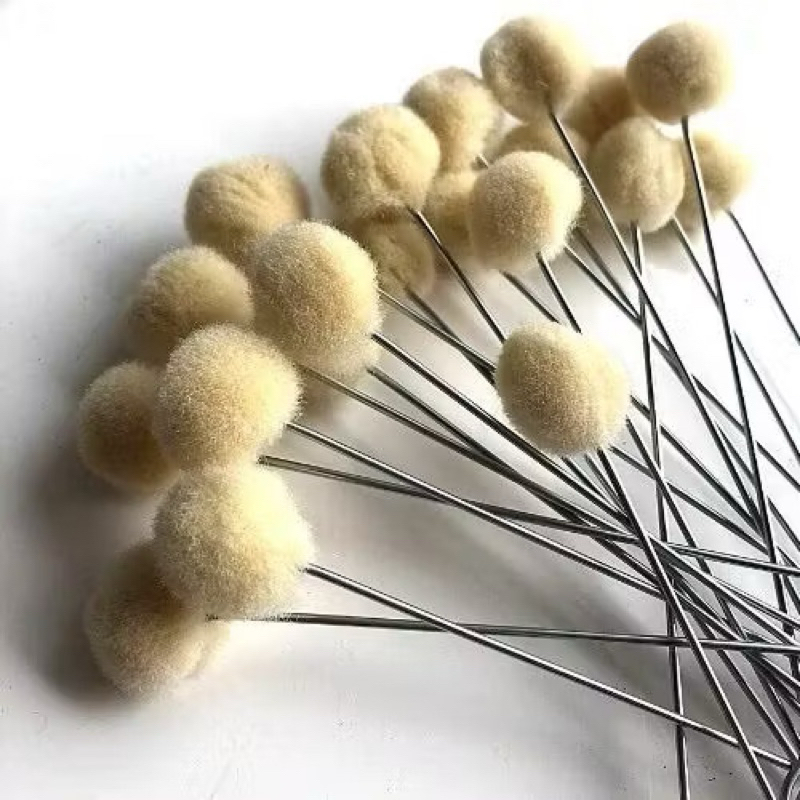 ภู่ขนสัตว์ wool ใช้ย้อมสีหนัง