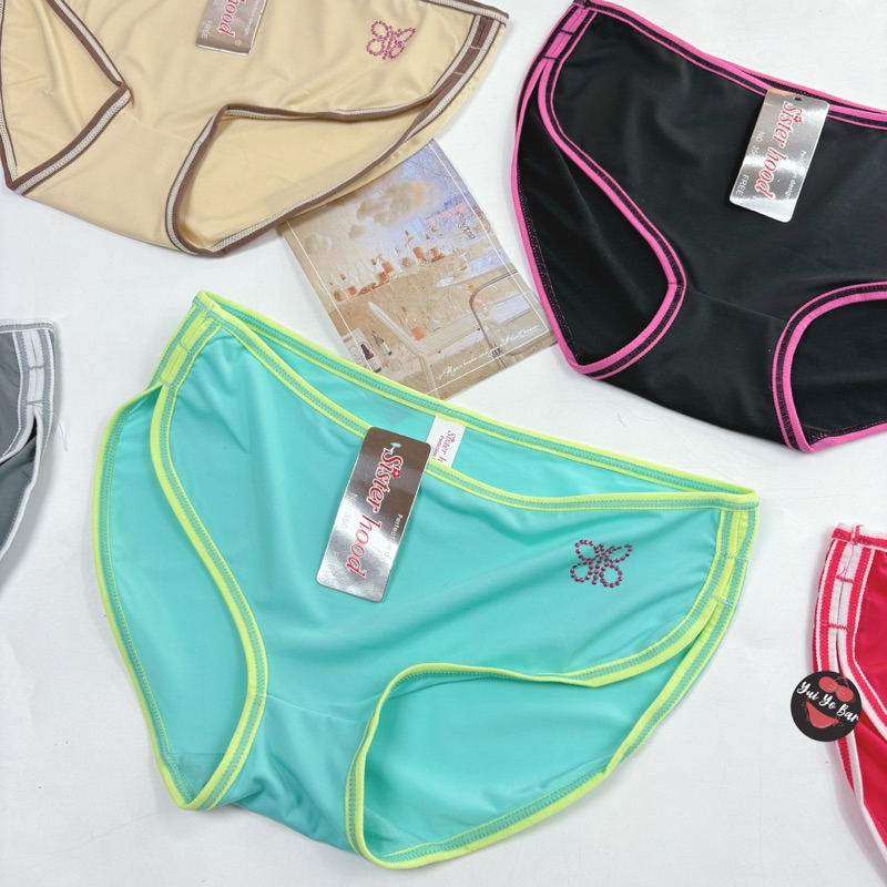 356#Sisterhoodกางเกงในทรงสปอร์ตผ้านุ่มลื่นเอวกลาง - รูปที่ 3