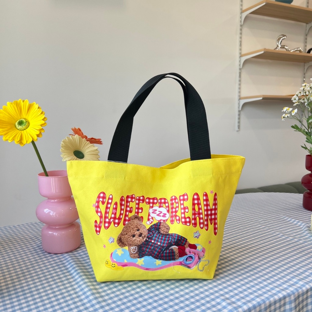 Justbehappy - Tote Bag Minisize - กระเป๋าผ้าใบเล็ก