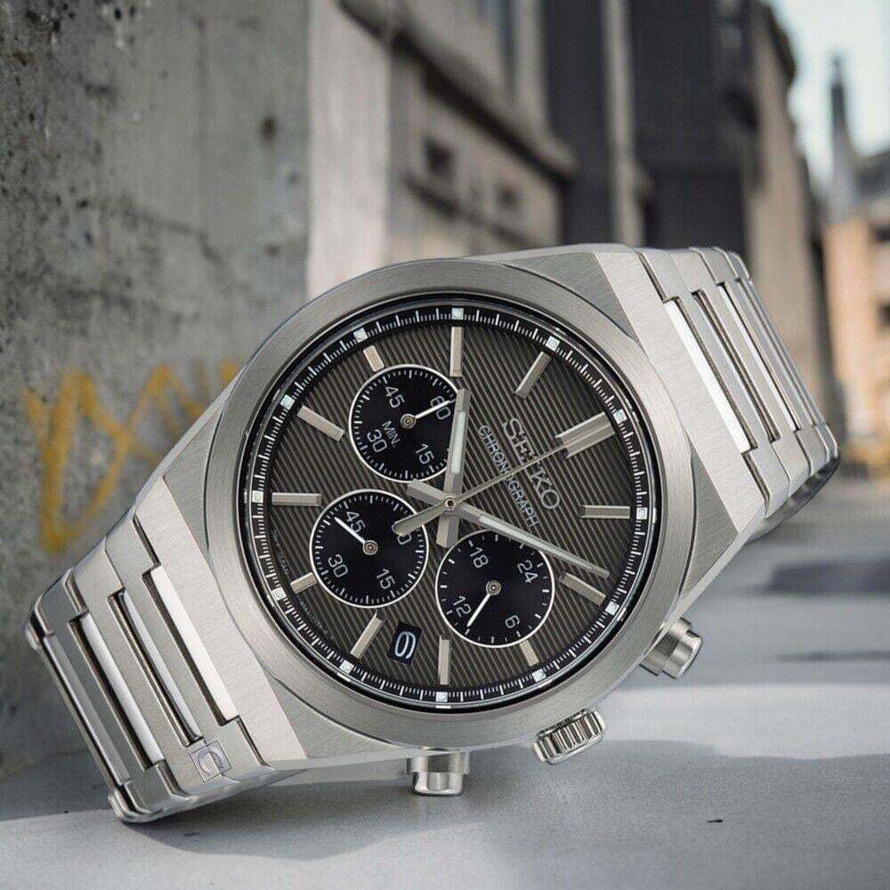 SEIKO นาฬิกาข้อมือ SEIKO QUARTZ MEN WATCH MODEL: SSB455P ขนาด 40 mm.