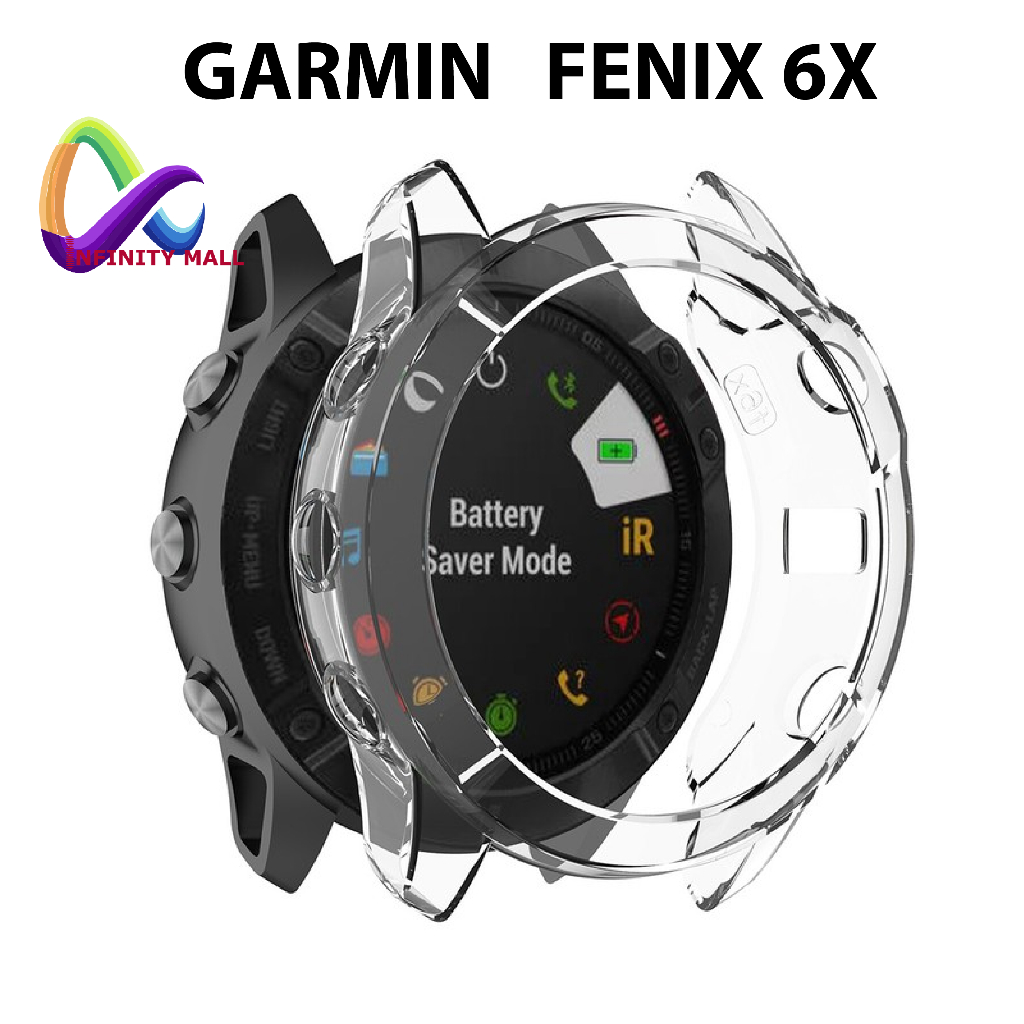 เคส Garmin Fenix 6X / 6X Pro solar / sapphire / Enduro  TPU case เคส กันกระแทก