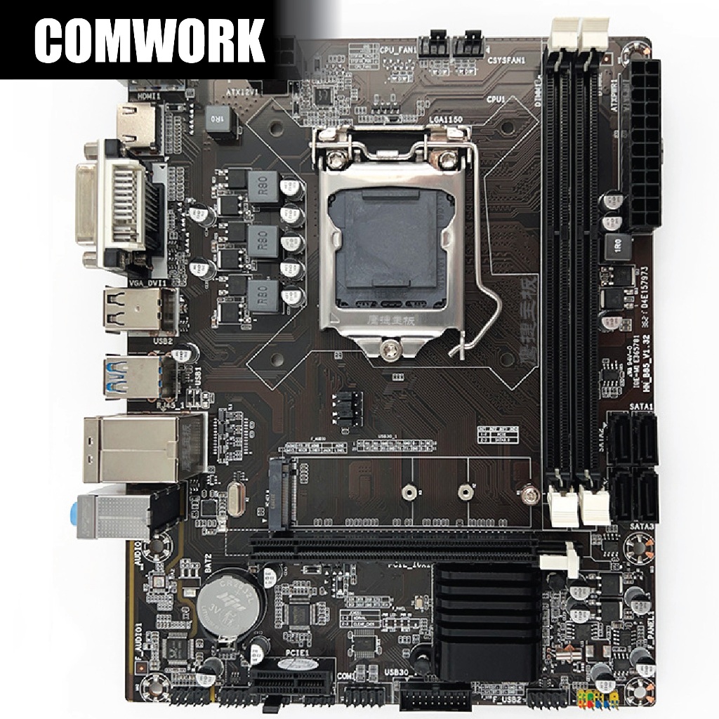 เมนบอร์ด ATERMITER B85 M2 NVME LGA 1150 MICRO ATX WORKSTATION SERVER MAINBOARD MOTHERBOARD CPU XEON