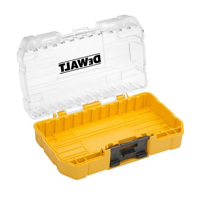 DEWALT กล่องอุปกรณ์ (Tough Case) TSTAK ขนาดเล็ก รุ่น DT70801-QZสลักหนีบเพื่อการปิดอย่างปลอดภัย (ดีวอ