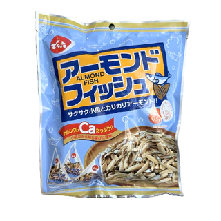 Denroku Almond&Fishใหม่ล่าสุดถั่วอัลมอนด์และปลาตัวเล็กมาในแบบซองสามเหลี่ยมขนาด 72g 10 ซองเล็ก