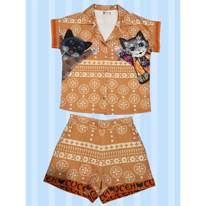 ชุดเซ็ตงานป้ายVallay Girl ไซส์M มือ2