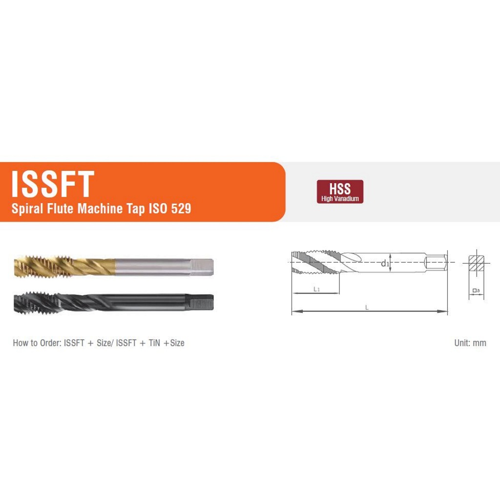 HEYGO SPIRAL FLUTE MACHINE TAP M5x0.8