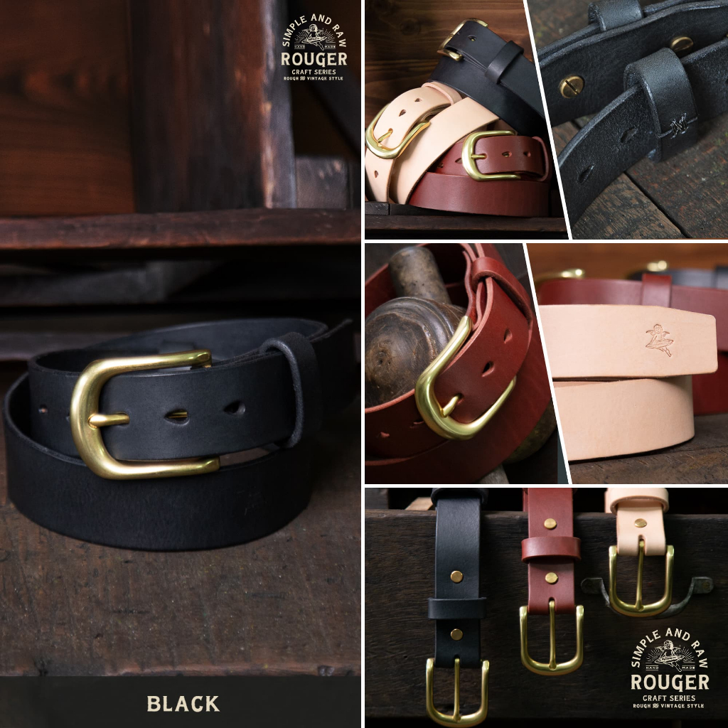 Simple&Raw -  AC201 Rouger Belt (Black)