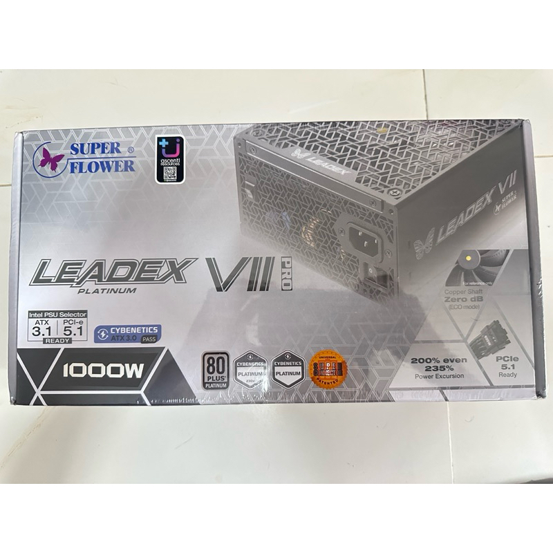 PSU SUPER FLOWER LEADEX VII PLATINUM PRO 1000W ATX 3.1 - 1000W 80 PLUS PLATINUM