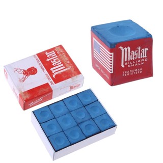 ผงบิลเลียดพรีเมี่ยม 12 ชิ้น ใช้งานง่าย แรงเสียดทานไม่ติดก้าน…