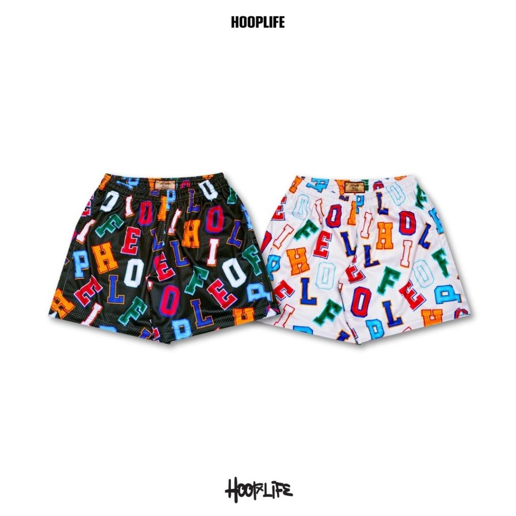 กางเกงขาสั้น กางเกงแฟชั่นเนวสตรีท HoopLife ” Ransom ” Mesh Shorts