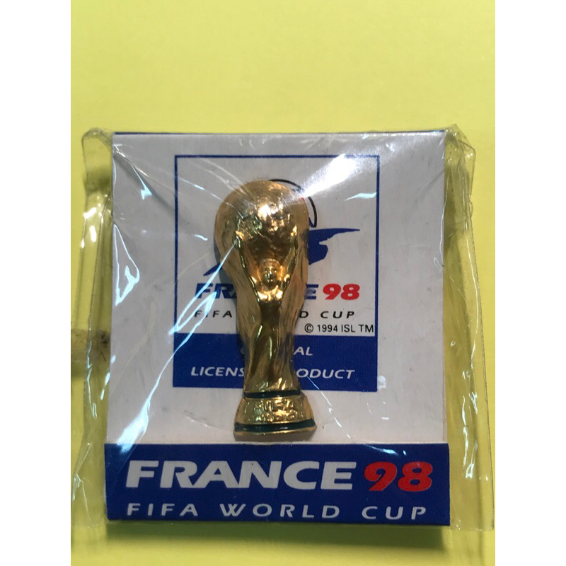 เข็มกลัด สีทอง FIFA World cup 1998 France