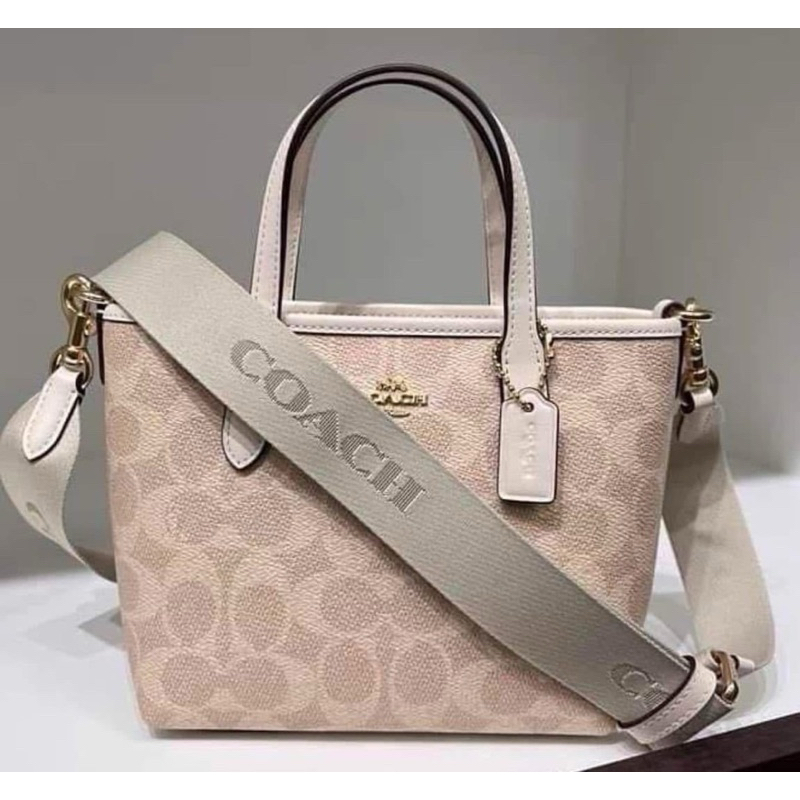 AD🎀(สด-ผ่อน) CW032 CITY MINI TOTE BAG IN SIGNATURE CANVAS