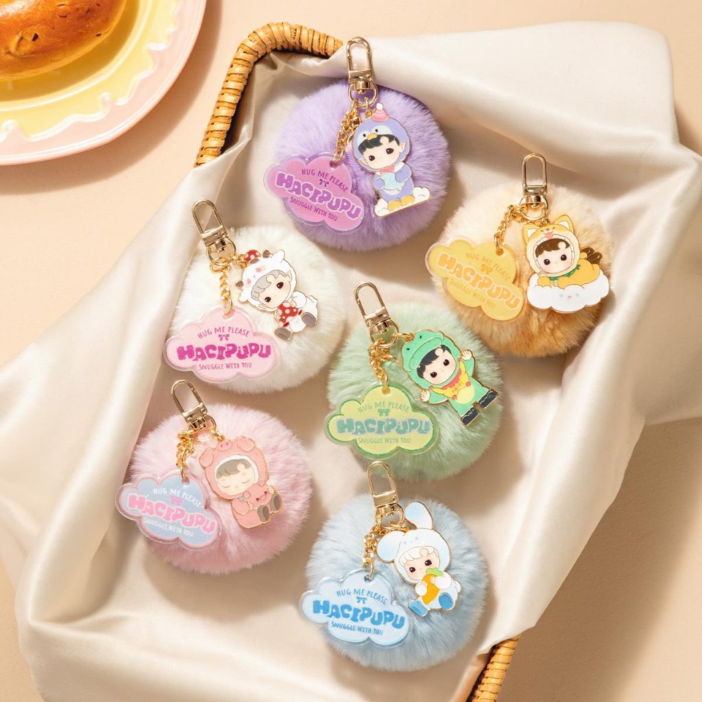 (โค๊ดแฟชั่นลด30%เหลือ263ถูกกว่าช็อป) พวงกุญแจ HACIPUPU Snuggle With You Series-Pendant Blind Box