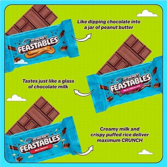 🔥 พร้อมส่งจากไทย 🔥 Feastables Mr Beast Chocolate ช็อกโกแลตชื่อดัง มิสเตอร์บีส อ่านรายละเอียดก่อนสั่ง