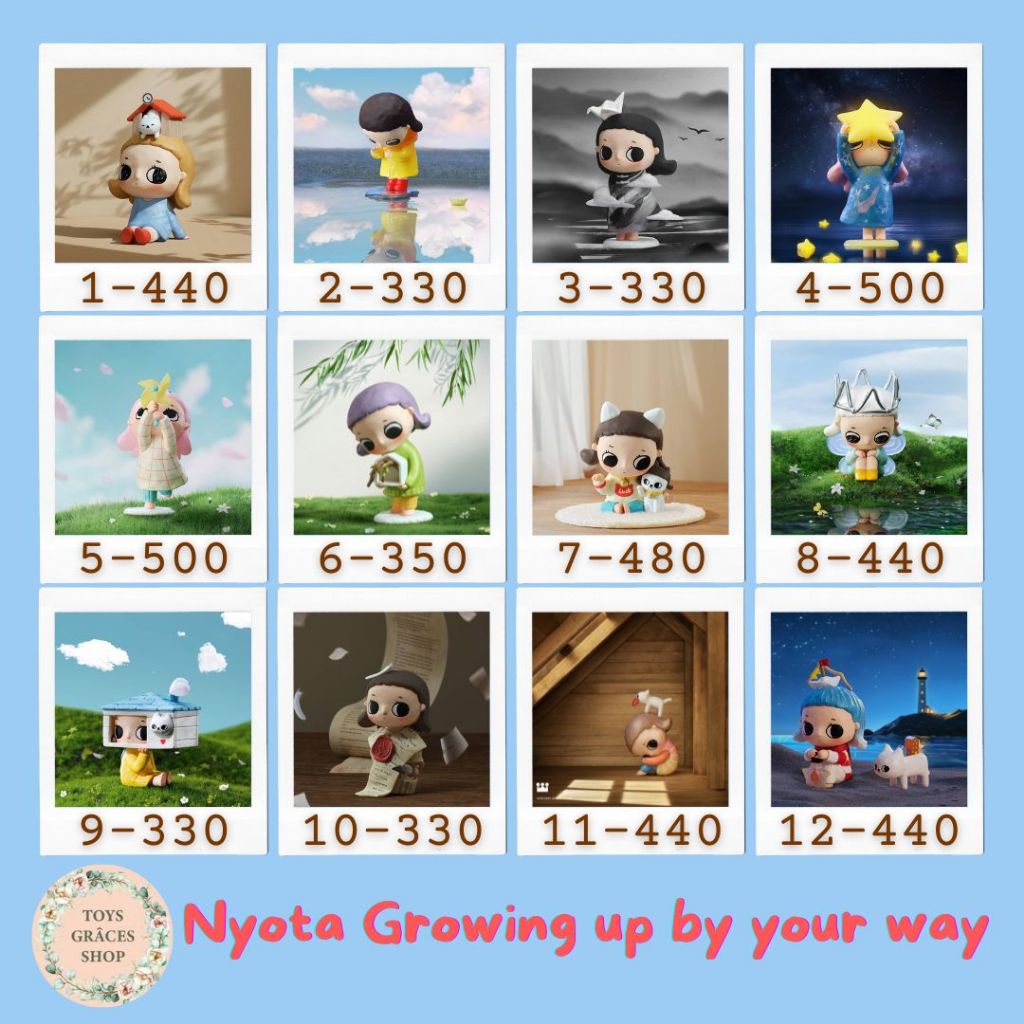 ⭐️พร้อมส่ง แบบตัวแยกและแบบสุ่ม⭐️  🐱 Nyota v2 Growing up by Your Way Series 🐱