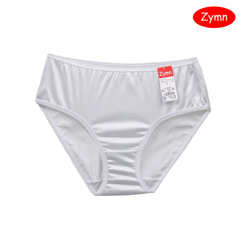 ZYMN กางเกงในผ้าไนล่อน แบบครึ่งตัว รุ่น ZU2128 สีเทา (GY)