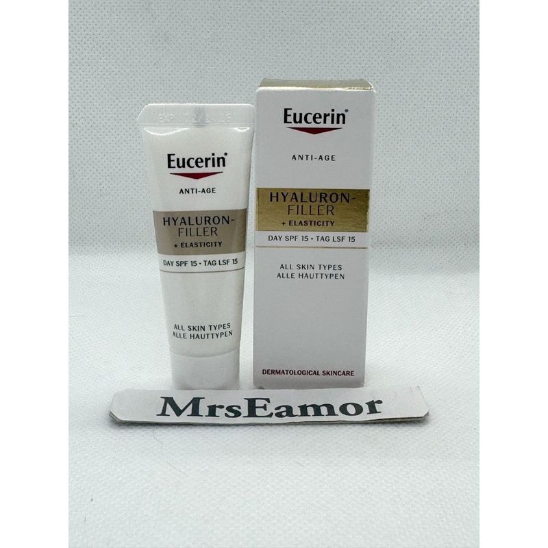 ขนาดทดลอง 5ml ครีมกลางวันฝาทอง Eucerin Hyaluron Elasticity Day 5ml (ยูเซอริน อีลาสติก เดย์) Elastic day