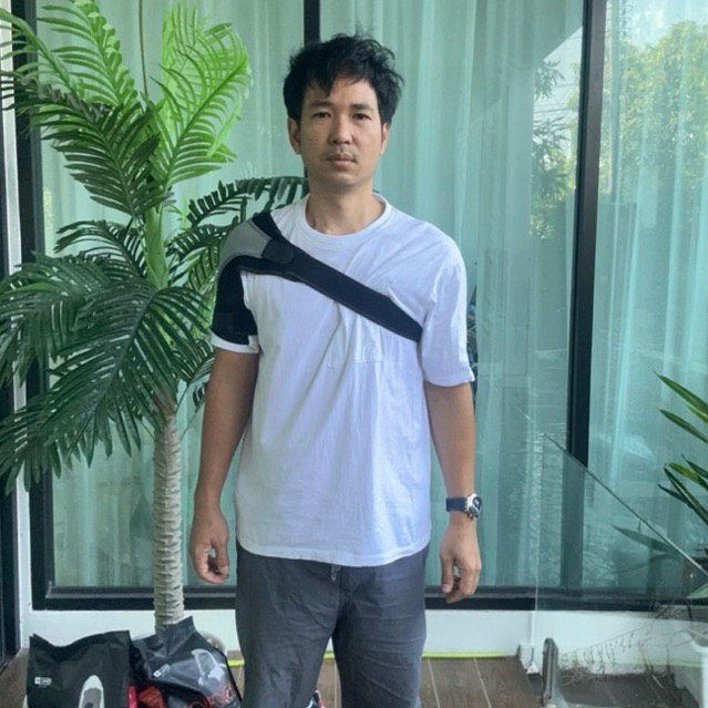 สายรัดพยุงไหล่ สายรัดหัวไหล่ พยุงกล้ามเนื้อบริเวณหัวไหล่ ช่วยบรรเทาอาการอักเสบ office syndrome ราคา ถูกที่สุด ดีลบีเคเค แกลเลอรีภาพที่ 5