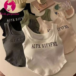 #019 เสื้อครอปท็อปลําลอง เข้ารูป ทรงพิเศษ สําหรับผู้หญิง COK