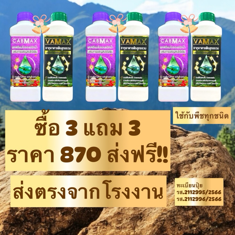 ปุ๋ยน้ำVamax&Cabmaxส่งตรงจากโรงงาน